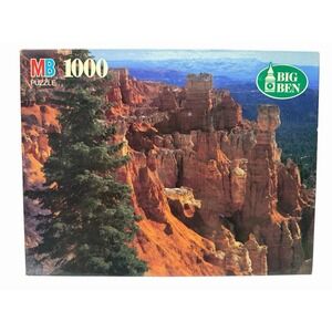 1996 Bryce Canyon National Park Utah 1000 pc 20" X 26.2" Milton Bradley Big Ben